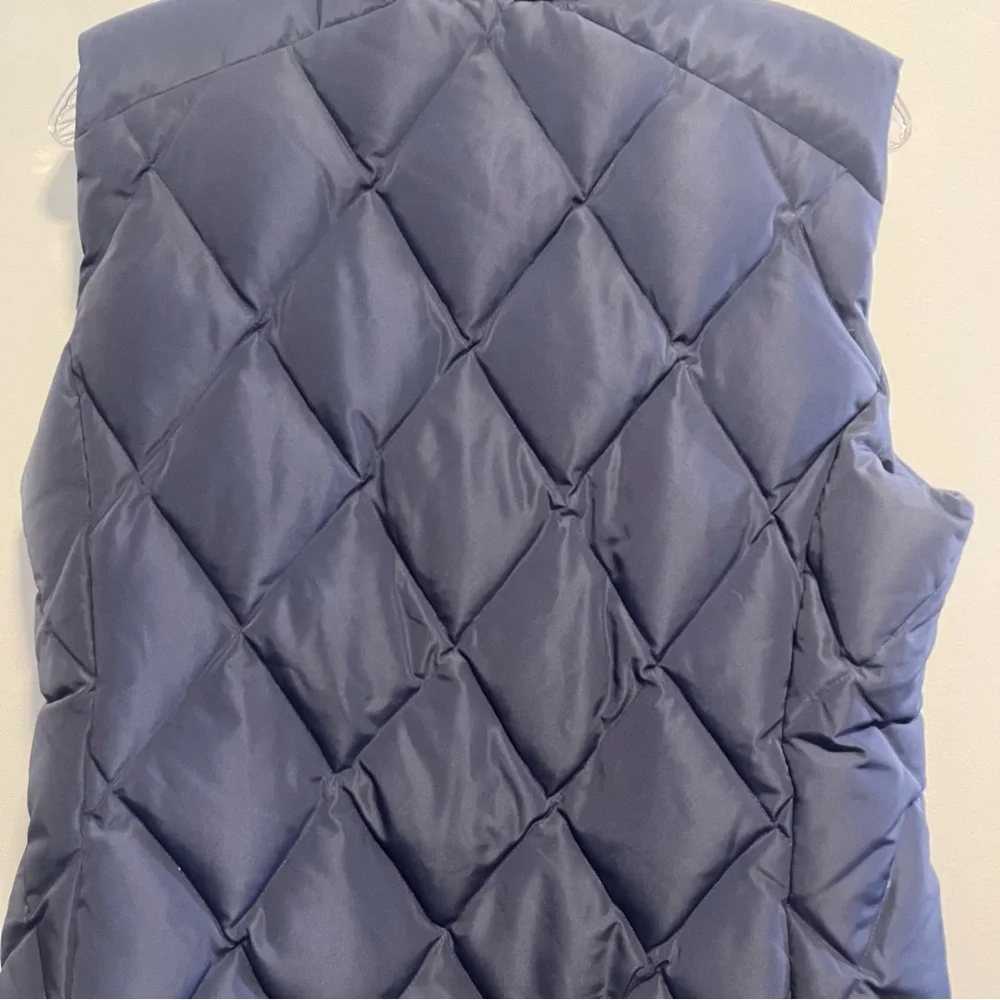 Brooks Brothers 346 Quilted Down Vest Navy Puffer Vest Classic Prep Outerwear - Picture 7 of 11